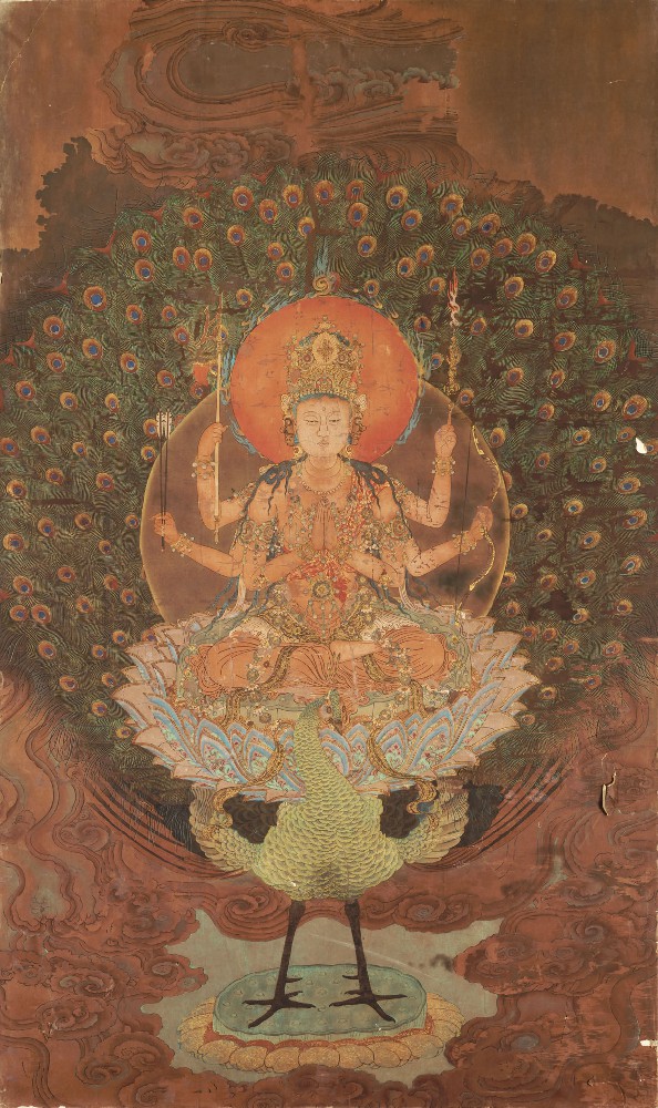 日本平安时代 孔雀明王像.jpg