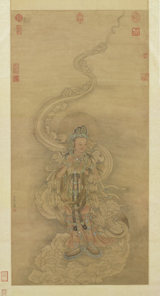明 仇英 观世音菩萨轴.jpg